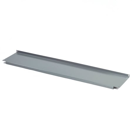 Global Industrial Steel Lower Shelf, 72inW x 14inD, Gray 254730